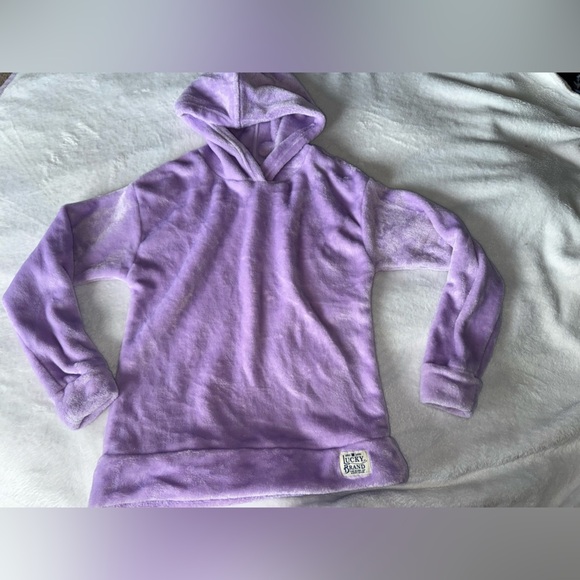 Lucky Brand Purple Fleece Jacket - Picture 1 of 4